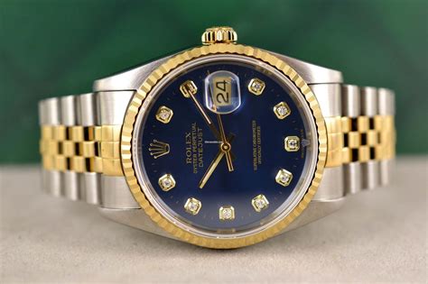 rolex datejust con brillantini anno 2004